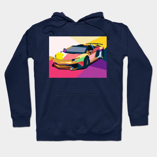 Lamborghini Aventador Hoodie by Shuriken